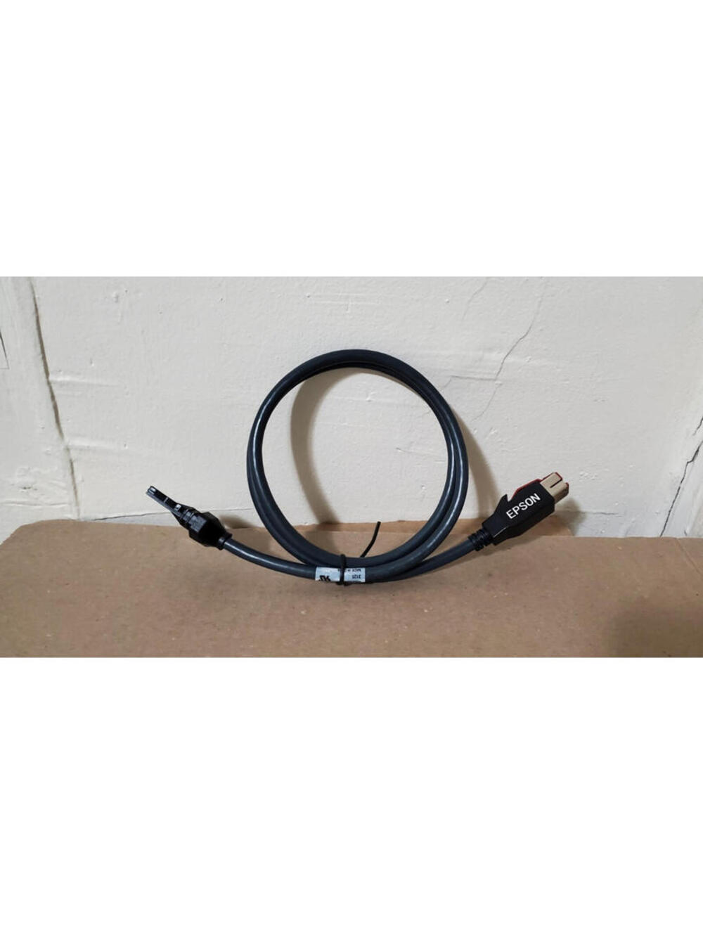 Epson Printer USB Interface Cable Black OEM 3125 Replacement Cord